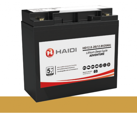 ACUMULATORI LiFePO4 - HD12.8-20 Acumulator LiFePO04 marca HAIDI 12.8V 20 Ah