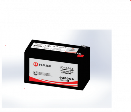 ACUMULATORI LiFePO4 - HD12.8-7.5 Acumulator LiFePO04 marca HAIDI 12.8V 7.5 Ah