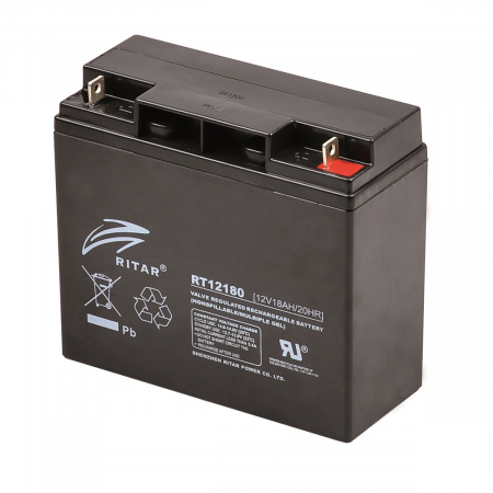 ACUMULATORI STATIONARI CU PLUMB - Rt12180 Acumulatori Ritar Acumulator Plumb-Gel Ritar 12V - 18Ah