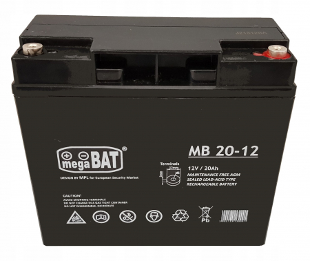 ACUMULATORI STATIONARI CU PLUMB - Acumulator stationar Plumb-Acid AGM/VRLA 12V - 20Ah marca MB