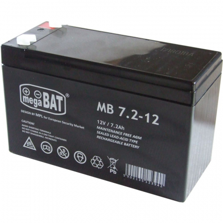 Acumulator stationar Plumb-Acid AGM/VRLA 12V - 7.2Ah marca MB [1]