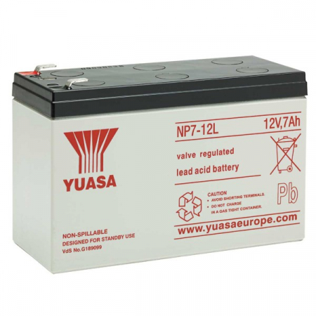 ACUMULATORI - Acumulator stationar Plumb-Acid AGM/VRLA 12V - 7Ah T2 marca YUASA