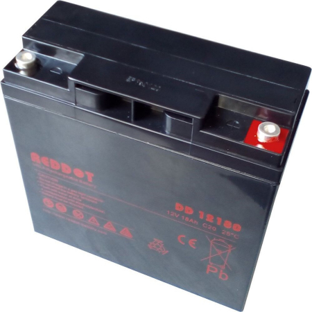 ACUMULATORI STATIONARI CU PLUMB - DD120180 Acumulatori REDDOT Acumulator Plumb-Gel Ritar 12V - 18Ah
