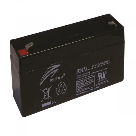 ACUMULATORI - Rt632 Acumulatori Ritar Acumulator Plumb-Gel Ritar 6V - 3.2Ah