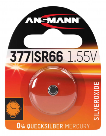 BATERII ALCALINE BUTON - 1516-0019 Baterii Ansmann Baterie Sr66 - Silver Oxid Ambalate Cate 1