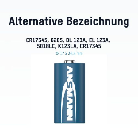 5020012 Baterii Ansmann CR123A [2]