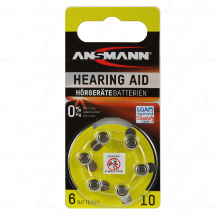 BATERII AUDITIVE - 5013223 Baterii Ansmann Zinc Air 10 (Pr70)