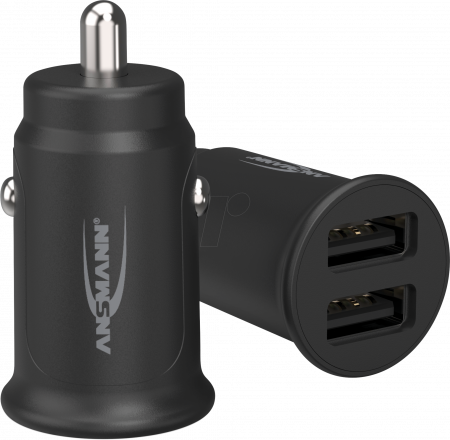 Incarcator Ansmann Auto cu 2 porturi USB 12-24V [1]