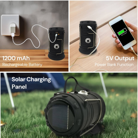 Lanterna Uniross solară și reîncărcabilă USB ULSA05 [6]
