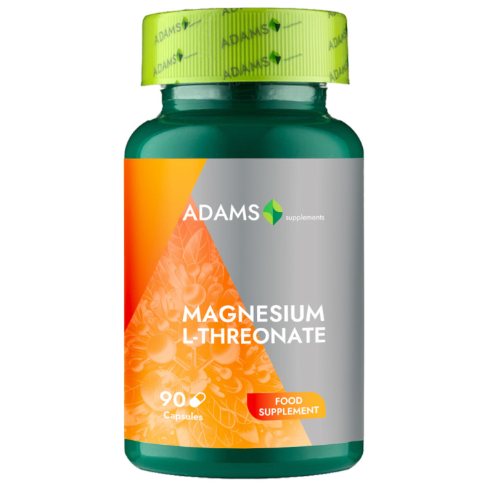 Magnesium L-Threonate, 90cps, Adams Supplements [2]