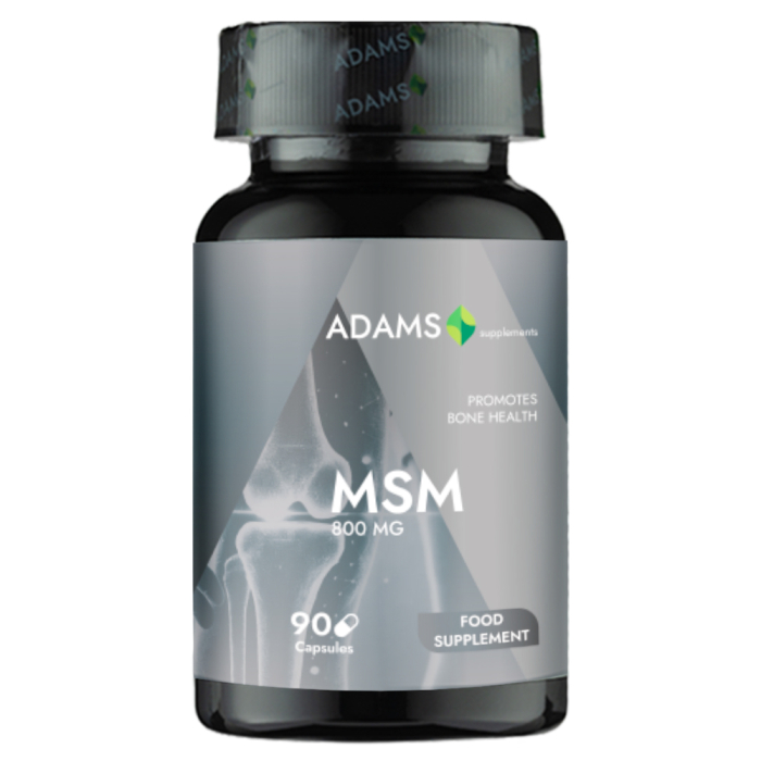 MSM 800mg, 90cps, Adams Supplements [1]