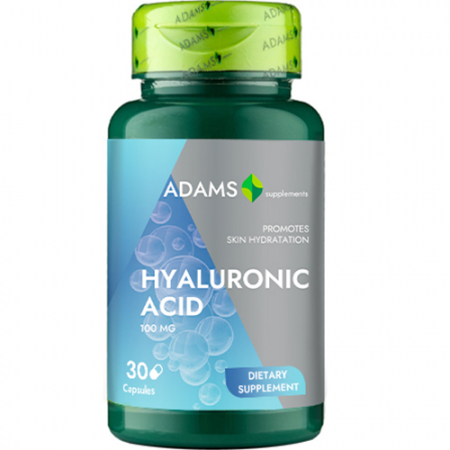 Anti-imbatranire, frumusete - Acid Hialuronic 100mg, 30cps