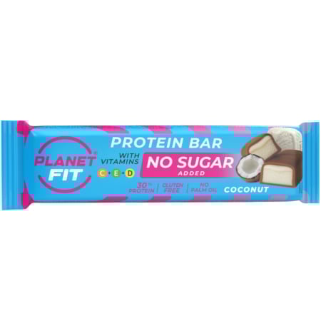 Others - Protein bar with vitamins, Coconut, 40g, Planet Fit