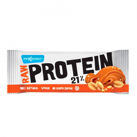 Alte batoane - Baton proteic cu alune si sare vulcanica, 50g, Maxsport