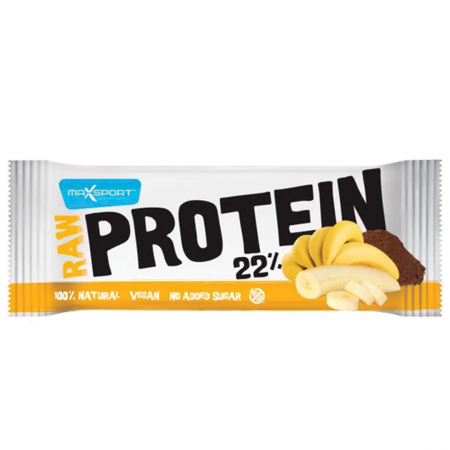 Alte batoane - Baton proteic cu banana si ciocolata, fara gluten, 50g, Maxsport