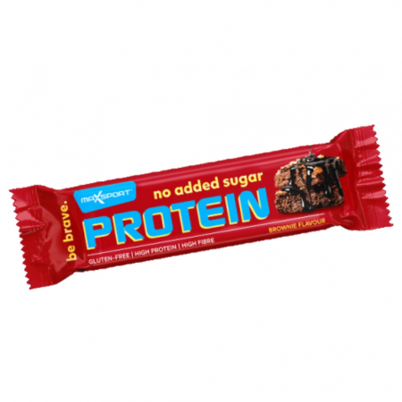 Alte batoane - Baton proteic cu aroma de ciocolata, fara gluten, fara zahar, 40g, Maxsport