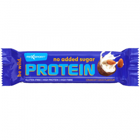 Alte batoane - Baton proteic cu aroma de cocos, fara gluten, 40g, Maxsport