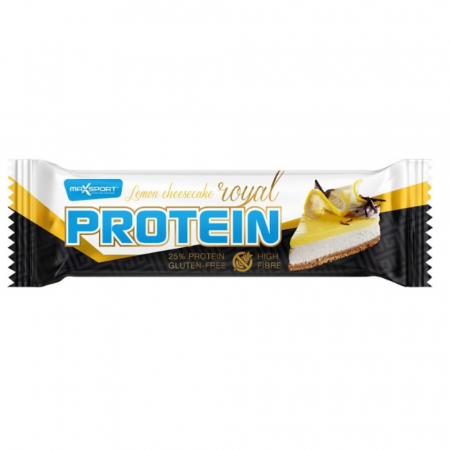 Alte batoane - Baton proteic cu aroma de lamaie, fara gluten, 60g, Maxsport