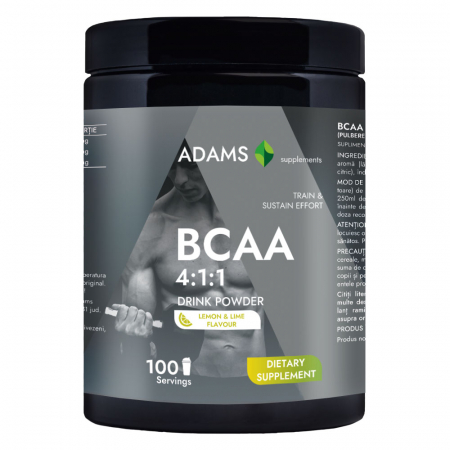 BCAA - BCAA 4:1:1 (lemon-lime), 400g, Adams Supplements