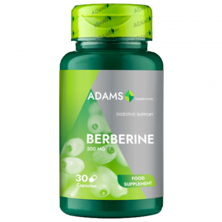 Diabet - Berberina 500mg, 30cps, Adams Supplements