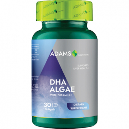 Afectiuni - DHA Algae 200mg 30cps, Adams