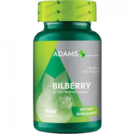 All products - Blueberry extract 500mg, 90cps, Adams Supplements