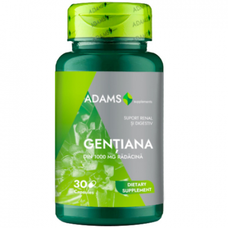 Memorie - Gentiana 1000mg, 30cps, Adams Supplements