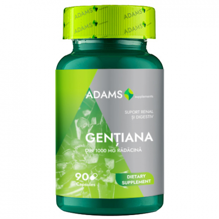 Toate produsele - Gentiana 1000mg, 90cps, Adams Supplements