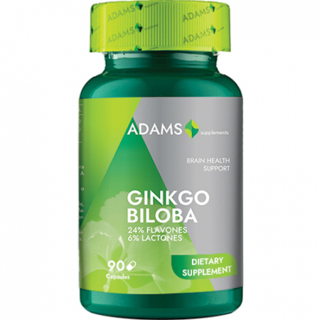 Toate produsele - Ginkgo Biloba 24/6, 90cps, Adams Supplements