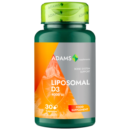 Suplimente nutritive - Liposomal D3 4000 UI 30cps, Adams