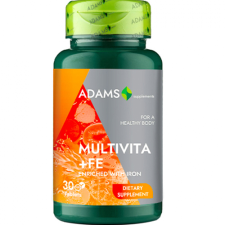 Memorie - Multivita+Fe, 30cps, Adams Supplements