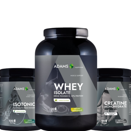 Creatine - Pachet Izolat Vanilie, Creatina, Isotonic