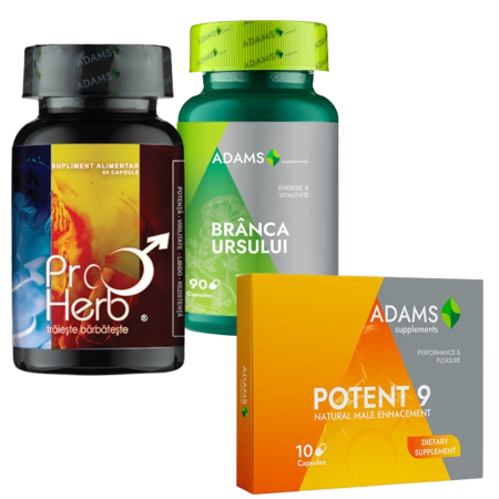 For Him - Pachet ProHerb & Potent9 & Branca Ursului