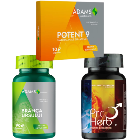 For Him - Pachet ProHerb & Potent9 & Branca Ursului