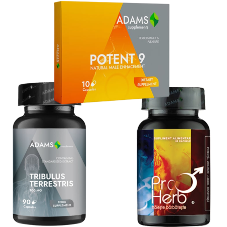 Potency - Pachet ProHerb & Potent9 & Tribulus
