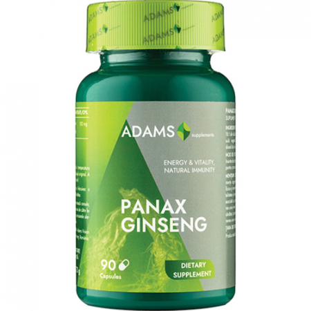 Suplimente nutritive - Panax Ginseng 1000mg, 90cps, Adams Supplements