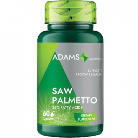 Toate produsele - Saw Palmetto 500mg, 60cps, Adams Supplements