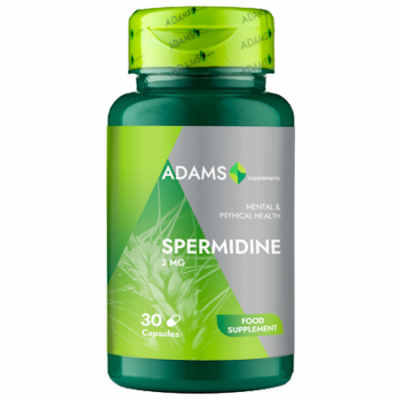 Toate produsele - Spermidine 3mg, 30cps, Adams Supplements