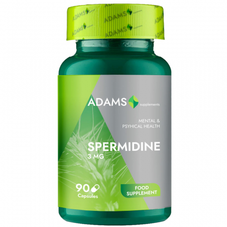 Toate produsele - Spermidine 3mg, 90cps, Adams Supplements