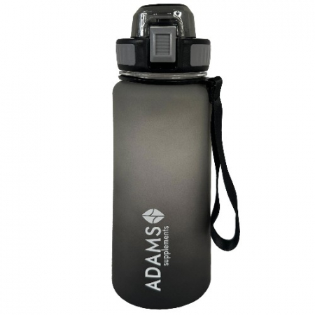Flacoane - Sticla apa plastic, frosted black, 850ml, Adams Supplements