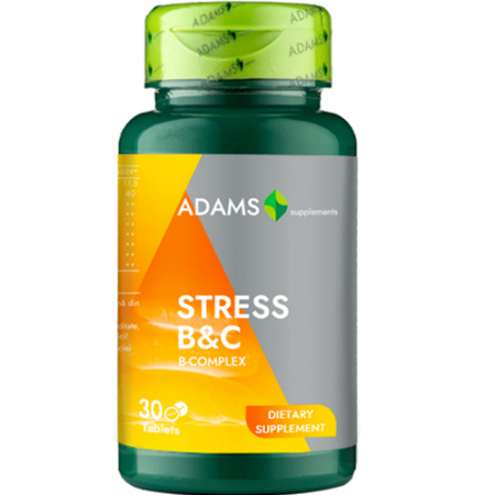 Anti-imbatranire, frumusete - Stress B&C, 30cps, Adams Supplements