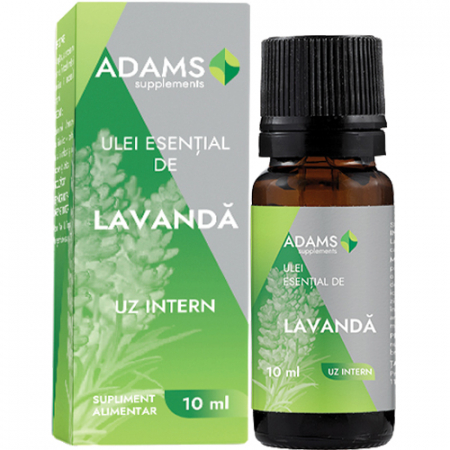 Toate produsele - Ulei esential de Lavanda, uz intern, 10ml, Adams Supplements