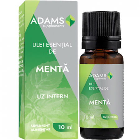 Toate produsele - Ulei esential de Menta, uz intern, 10ml, Adams Supplements