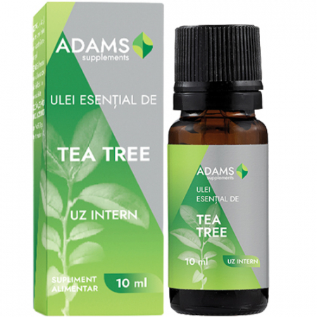 Ulei esential de Tea Tree, uz intern, 10ml, Adams Supplements
