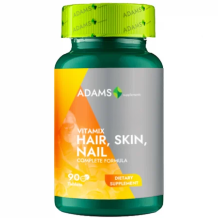 Vitamine si Minerale - VitaMix, Hair & Skin & Nail, 90cps, Adams Supplements