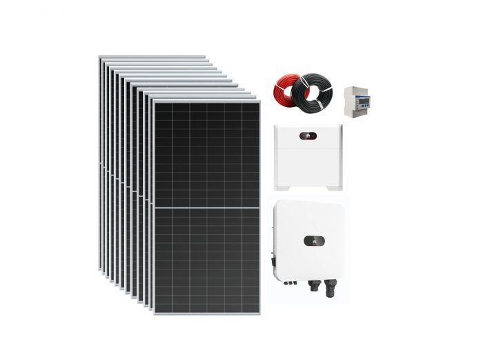 Kit Complet cu Montaj INCLUS, 8kW Trifazat Asimetric cu 5kWh Stocare, Huawei [1]