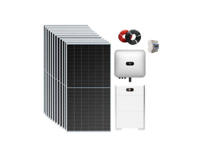 Kit Complet cu Montaj INCLUS, 8kW Trifazat cu 10kWh Stocare, Huawei [1]