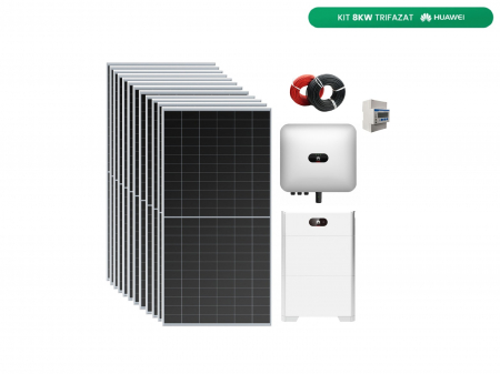 Sisteme / kituri fotovoltaice - Kit Complet cu Montaj INCLUS, 8kW Trifazat cu 10kWh Stocare, Huawei