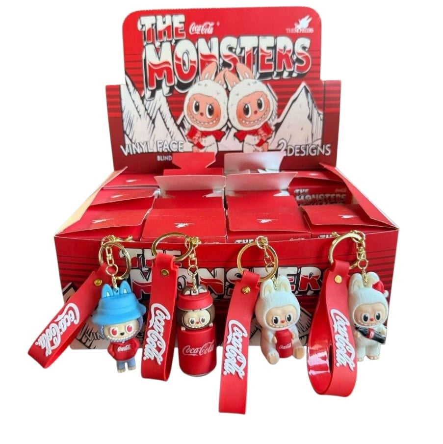 Breloc surpriza Labubu The Monsters Coca Cola editie limitata, 6 modele diferite [2]
