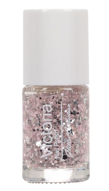 Oja de Lunga Durata Glitter Roz Argintiu - 6ml [1]